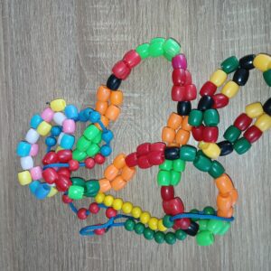 Colourful beaded necklace for kids JK0002